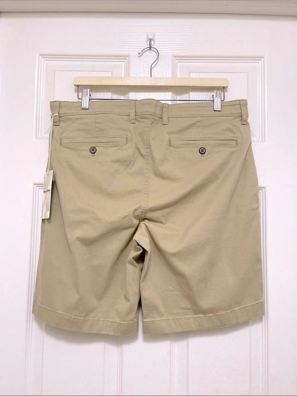 NWT Tommy Bahama Boracay Island Chino 9-Inch Shorts in Stone Khaki - Picture 7 of 8